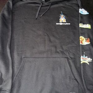 Vans & Disney World colab Black Graphic Hoodie